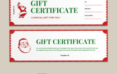 13 Free Christmas Gift Certificate Templates [Word, Pdf] ᐅ throughout Christmas Money Voucher Template