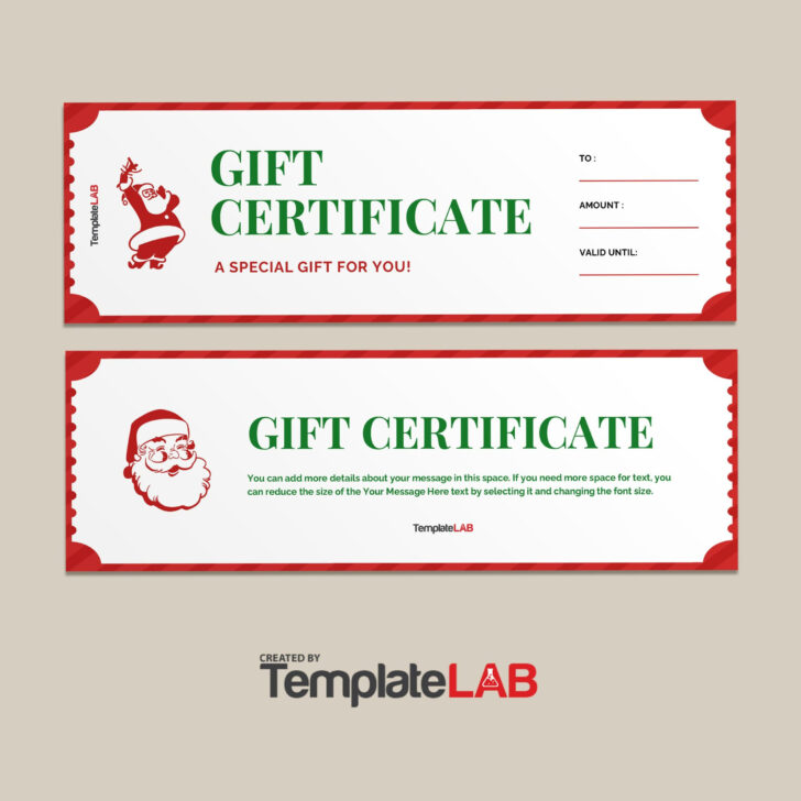 Christmas Money Voucher Template Christmas Money Voucher Template