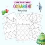 13+ Free Printable Christmas Ornament Templates   The Artisan Life Pertaining To Christmas Ornament Photo Template