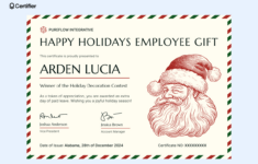 15 Christmas Gift Certificate Templates To Download For Free within Christmas Themed Gift Certificate Template