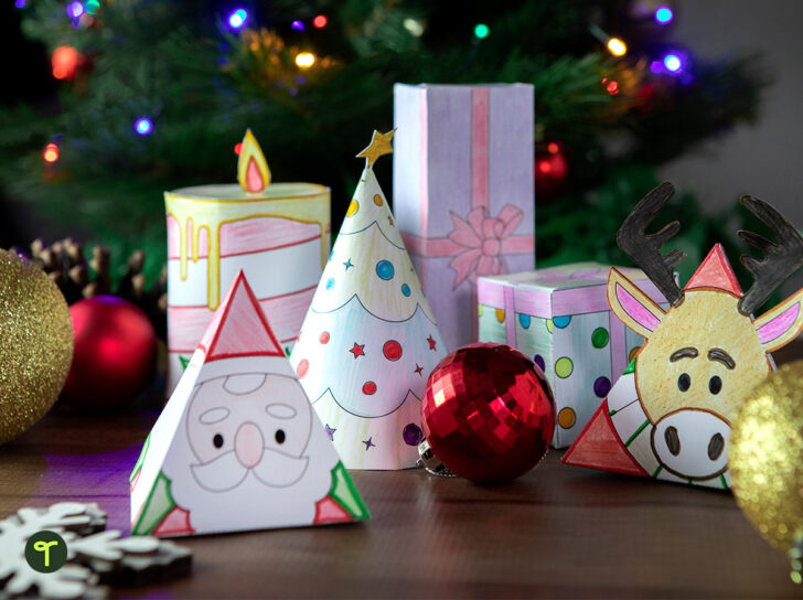 Christmas Paper Crafts Template Christmas Paper Crafts Template