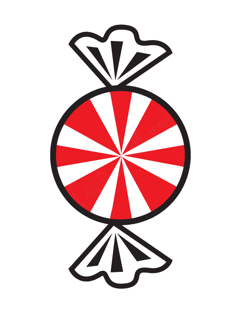 17 Awesome Candy Cane Templates - Cassie Smallwood throughout Christmas Peppermint Candy Template