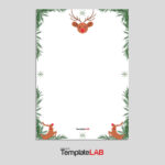 18 Free Christmas Borders [Word, Photoshop, Powerpoint] With Christmas Template Document