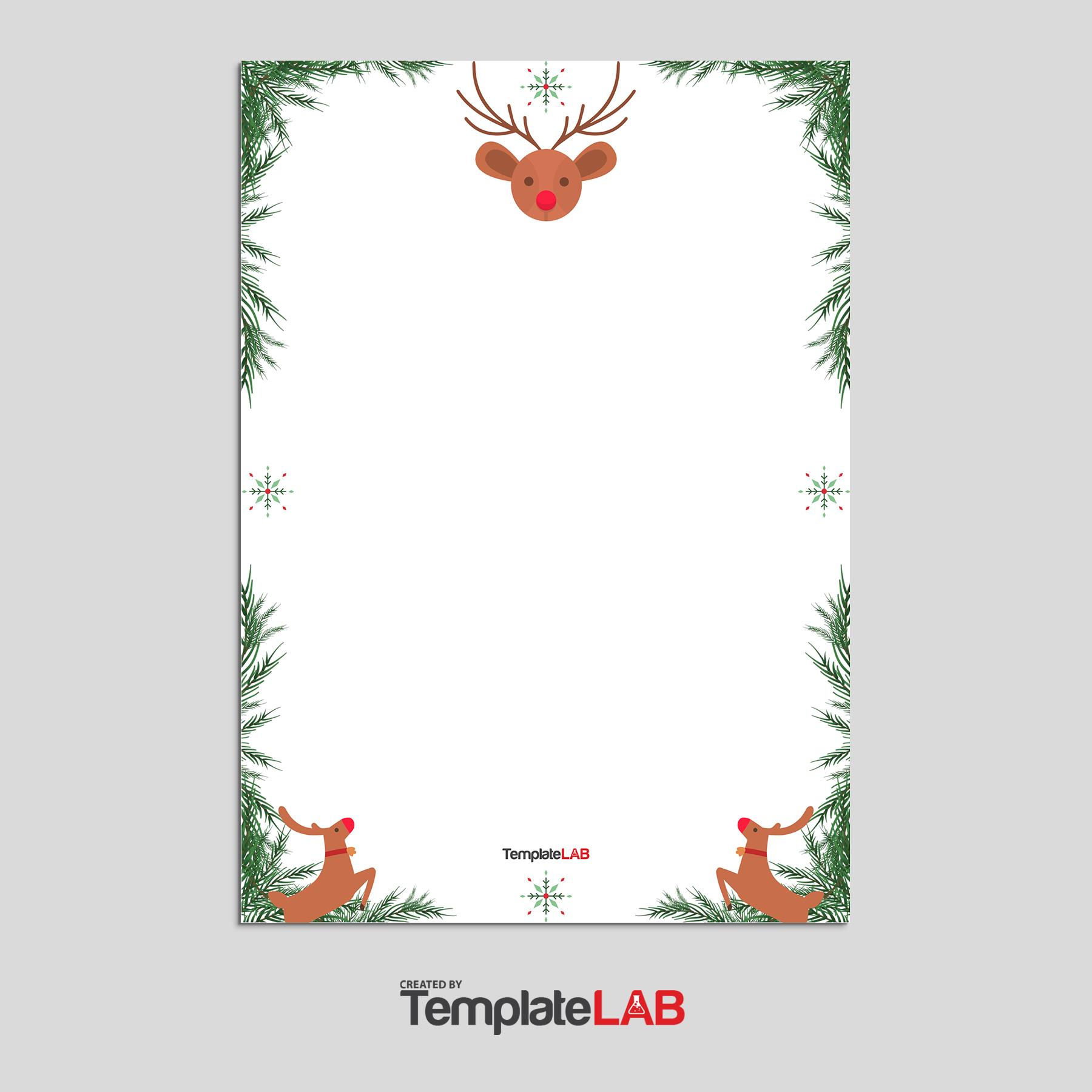 18 Free Christmas Borders [Word, Photoshop, Powerpoint] with Christmas Template Document