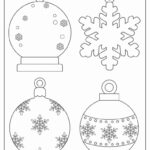200 Printable Christmas Ornaments (Free Templates) Regarding Christmas Ornaments Blank Template