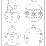 200 Printable Christmas Ornaments (Free Templates) Regarding Christmas Paper Ornaments Template