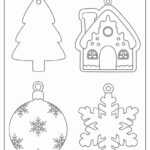 200 Printable Christmas Ornaments (Free Templates) With Christmas Paper Decorations Template