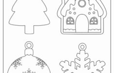 200 Printable Christmas Ornaments (Free Templates) with regard to Christmas Ornaments Template Printable
