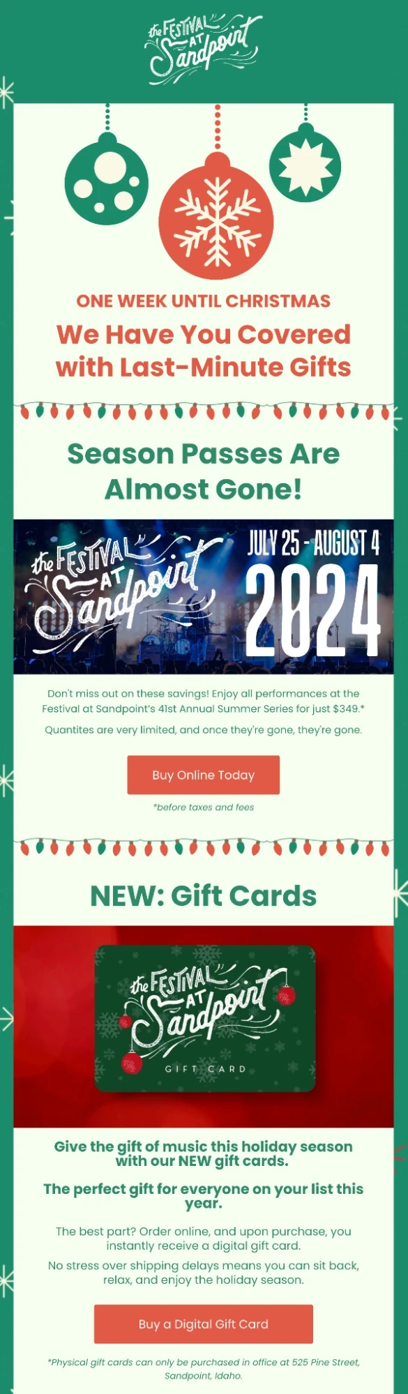 21 Christmas Email Examples + Holiday Campaign Guide - Mailerlite inside Christmas Toys Sale Email Template