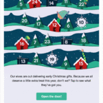 21 Christmas Email Examples + Holiday Campaign Guide   Mailerlite Intended For Christmas Promotion Email Template
