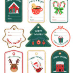 25 Free Printable Christmas Gift Tags | Baking You Happier With Christmas Tags Template Printable Free