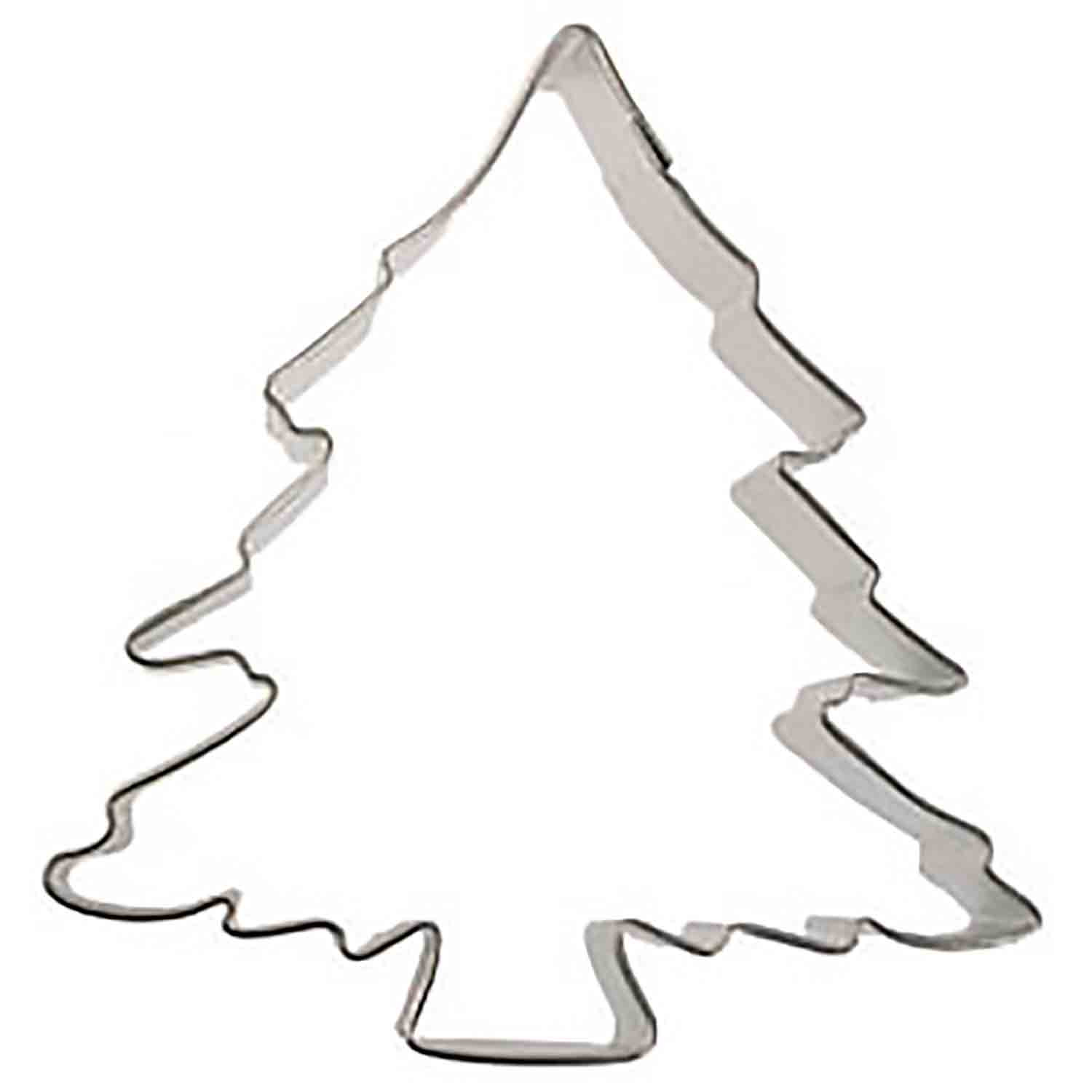3.5In Christmas Tree Cookie Cutter | Cookie Decorating Supplies with Christmas Tree Cookie Cutter Template