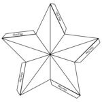 3 D Star Template Printout For Christmas Star Template 3d