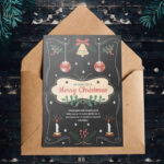 30+ Best Christmas Card Templates For Photoshop | Design Shack In Christmas Photo Card Template Photoshop Free