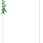 30+ Free Printable Christmas Border Printable Templates   The For Christmas Stationery Border Template Free