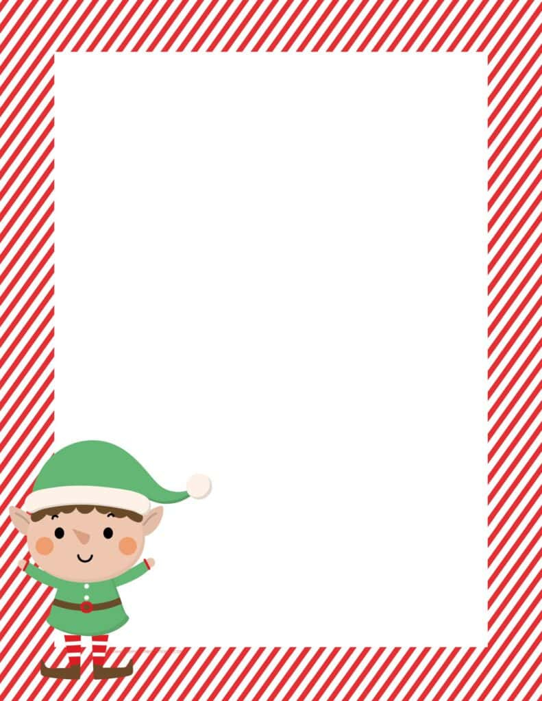 30+ Free Printable Christmas Border Printable Templates - The regarding Christmas Letter Template Border