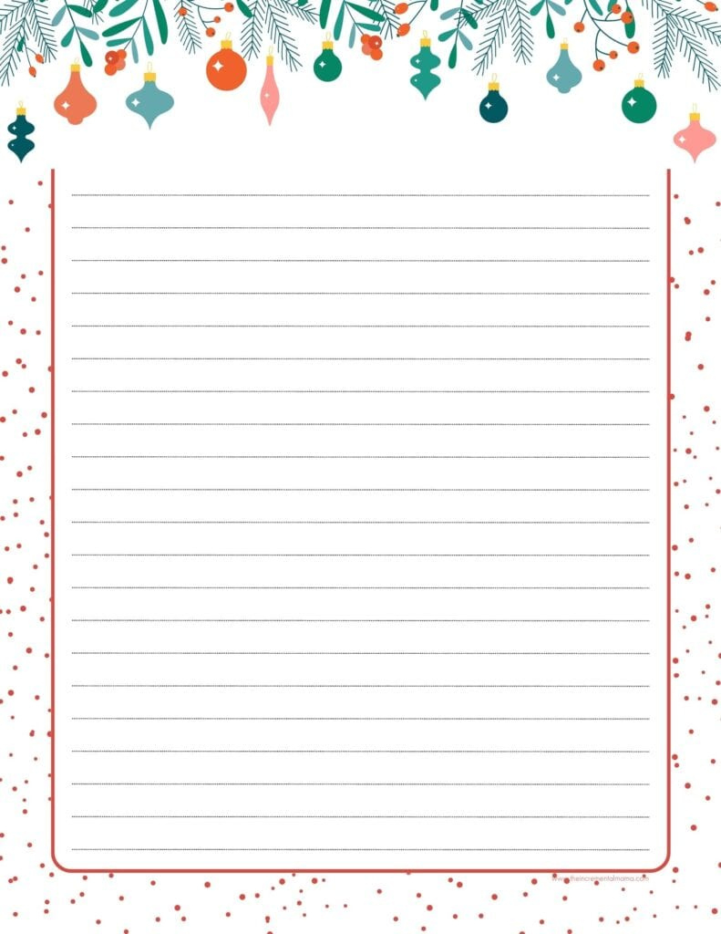 30+ Free Printable Christmas Border Printable Templates - The regarding Christmas Paper Template Free