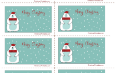 30 Free Printable Christmas Labels – Worksheets Library for Christmas Label Template Free Download