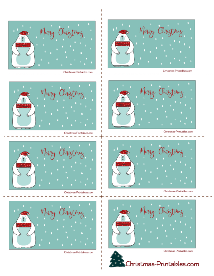 Christmas Label Template Free Download Christmas Label Template Free Download