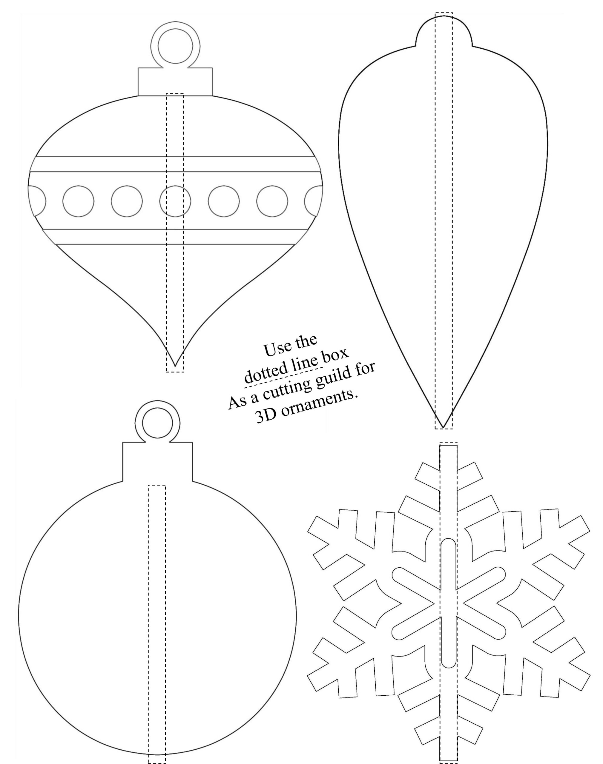 3D Shrinky Dink Christmas Ornaments (Free Printable) - Stlmotherhood intended for Christmas Shrinky Dink Template