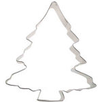 4.5 In Christmas Tree Cookie Cutter | Cookie Decorating Supplies Regarding Christmas Tree Cookie Template