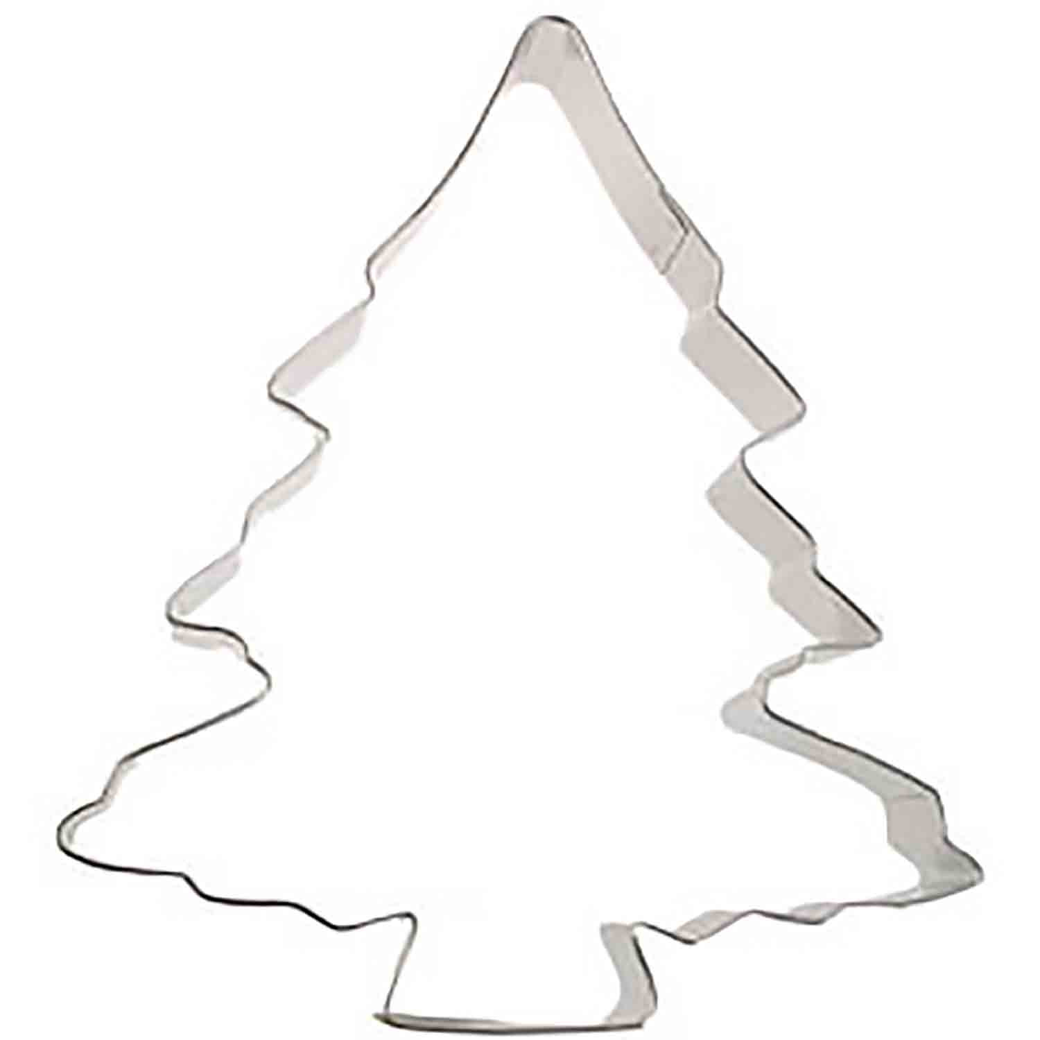 4.5 In Christmas Tree Cookie Cutter | Cookie Decorating Supplies regarding Christmas Tree Cookie Template