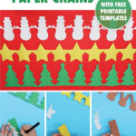 4 Free Printable Christmas Paper Chain Templates   Pjs And Paint For Christmas Paper Chain Template Printable