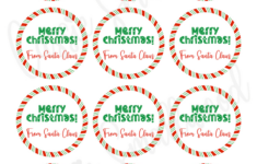 400+ Cutest Printable Christmas Tags (Free Pdf) – Cassie Smallwood with regard to Christmas Present Label Template