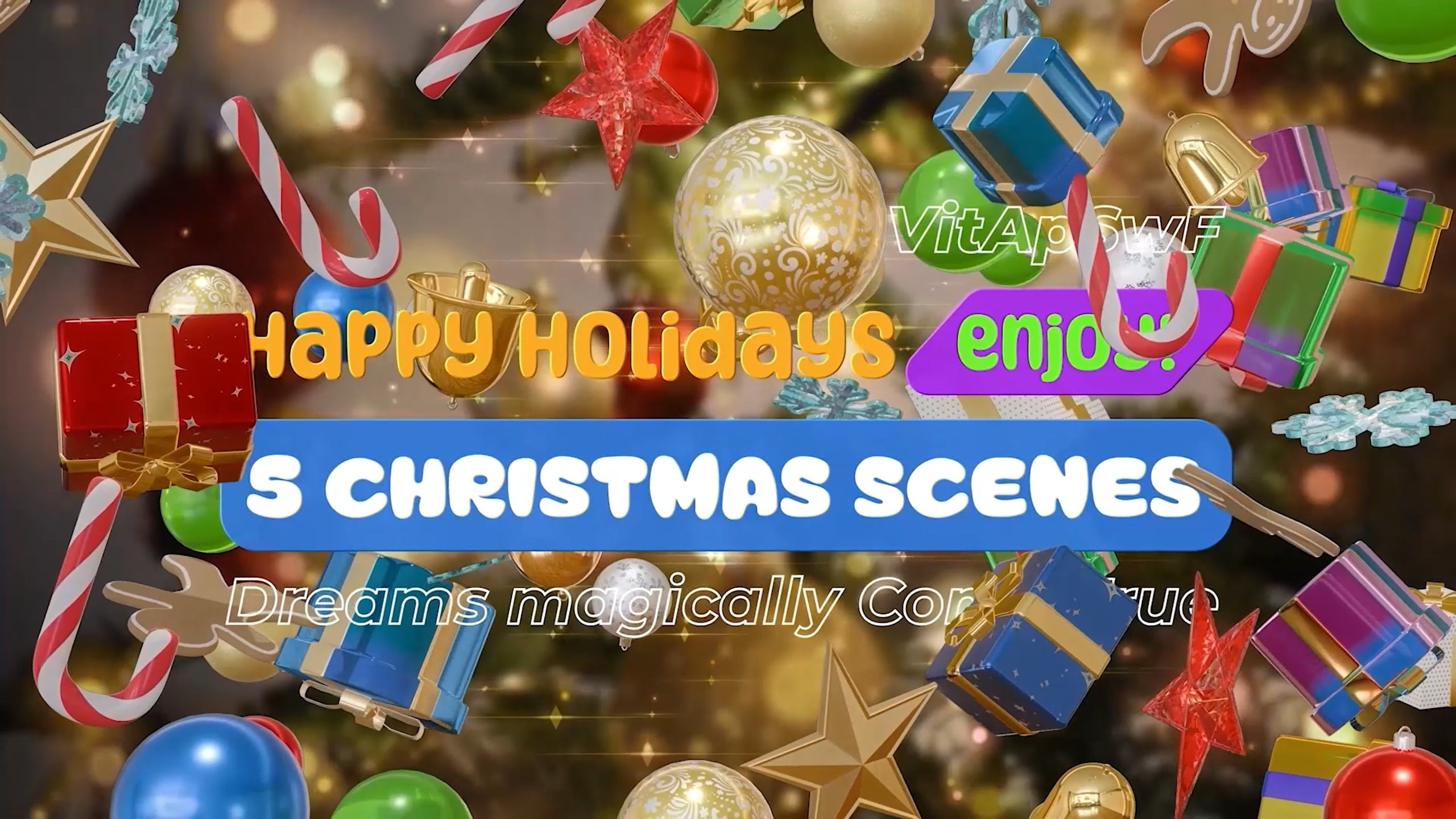 5 Christmas Scenes [Premiere Pro Template] - Filtergrade intended for Christmas Template Premiere Pro