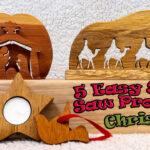 5 Easy Christmas Scroll Saw Projects. Scroll Saw Projects For Beginners Within Christmas Scroll Saw Template