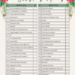 50 Christmas Movies Checklist | Christmas Movies | Family Movie Throughout Christmas Movie List Template