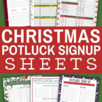 7 Free Printable Christmas Potluck Sign Up Sheets With Regard To Christmas Party Food List Template