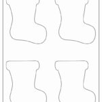 70 Christmas Stocking Templates (Free Pdf Printables) For Christmas Stocking Drawing Template