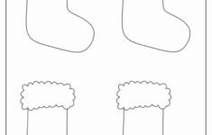 70 Christmas Stocking Templates (Free Pdf Printables) for Christmas Stocking Template Free