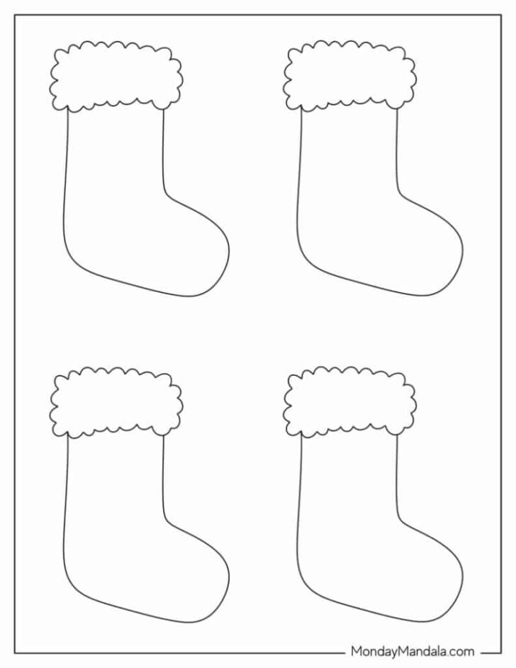 Christmas Stocking Template Free Christmas Stocking Template Free