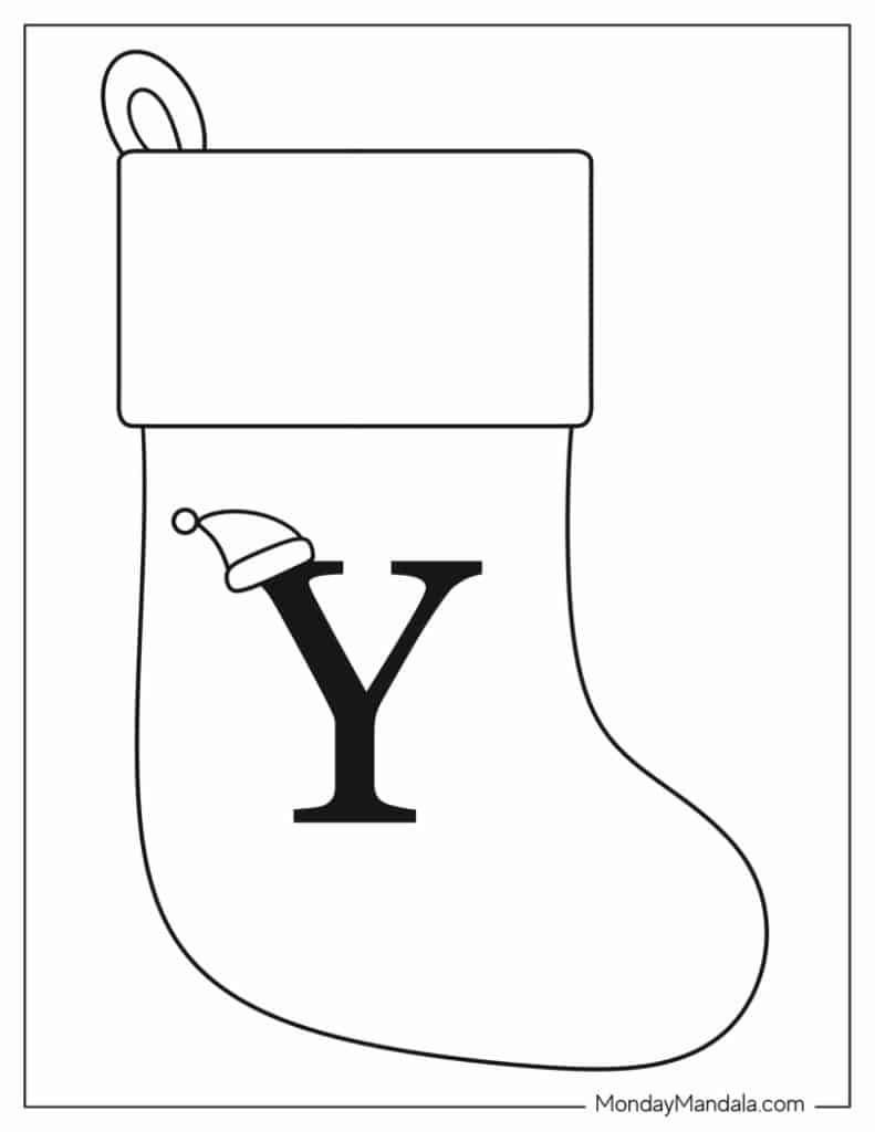 70 Christmas Stocking Templates (Free Pdf Printables) throughout Christmas Stocking Writing Template