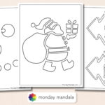 74 Christmas Stencils (Free Pdf Printables) Inside Christmas Stencils Template Free