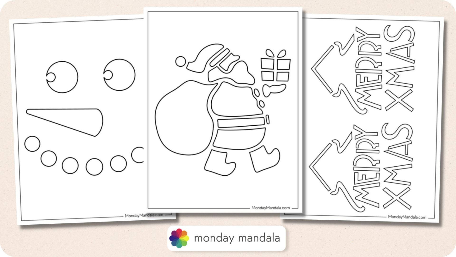 74 Christmas Stencils (Free Pdf Printables) inside Christmas Stencils Template Free