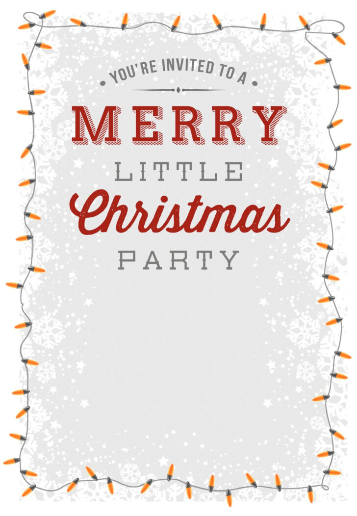 Christmas Party Invitation Blank Template Christmas Party Invitation Blank Template