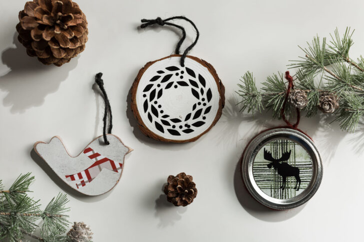 Christmas Ornament Cricut Template