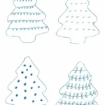 A Simple Cute Scandi Felt Christmas Craft For Your Home   Pillar In Christmas Tree Felt Ornament Template