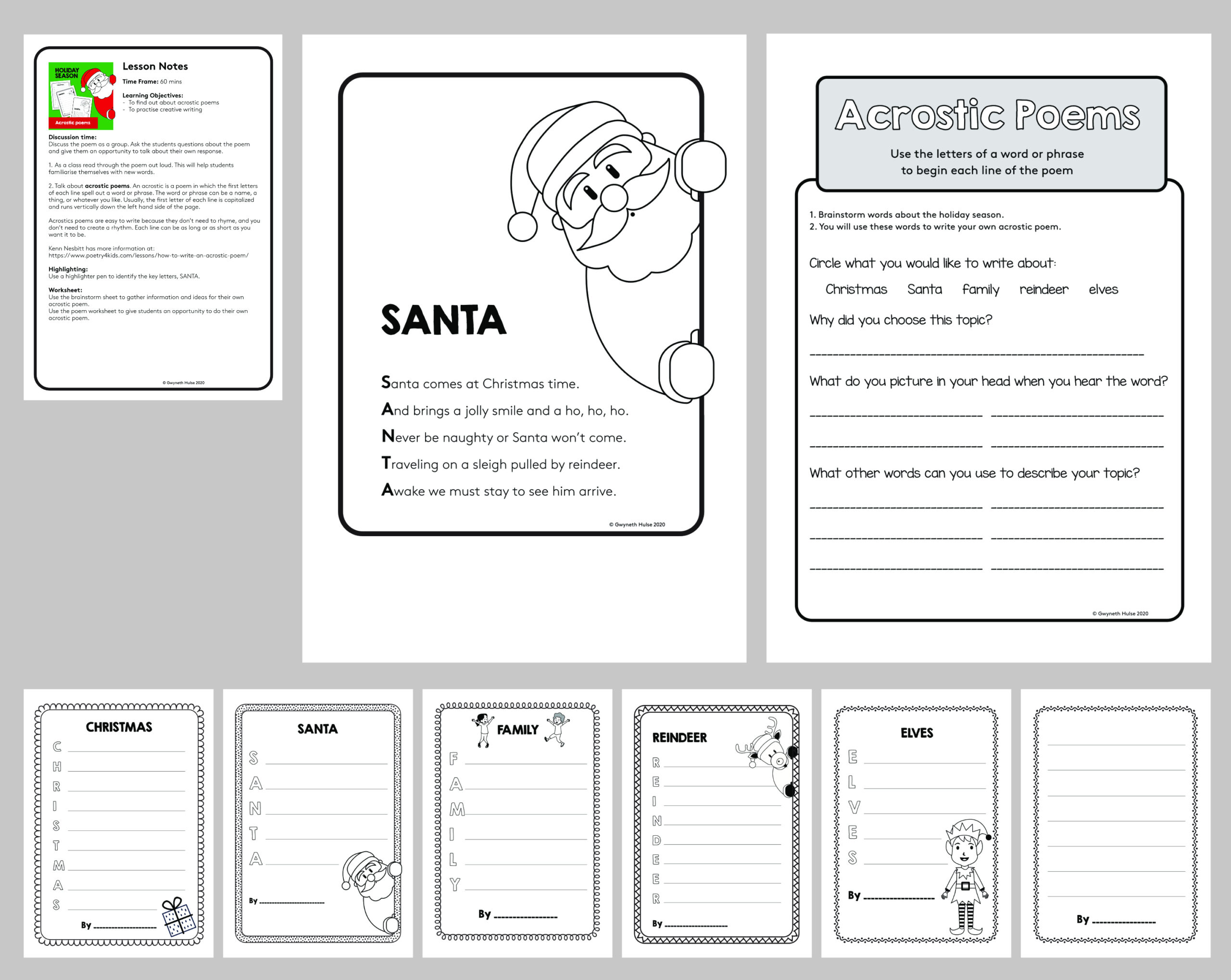 Acrostic Poems For Christmas. Poem Study + Creative Writing regarding Christmas Poem Template Acrostic