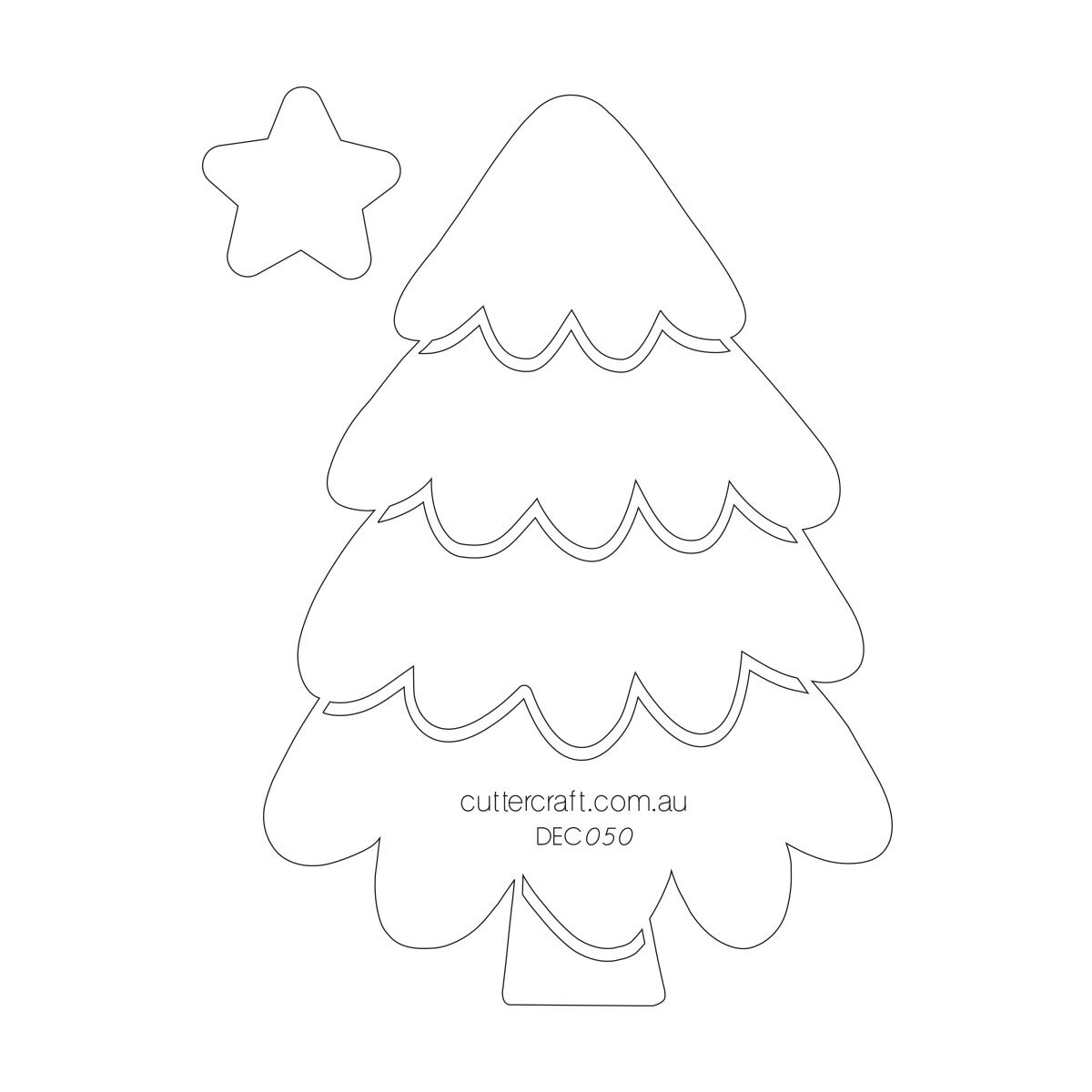 Acrylic Template Christmas Tree (W/ Slots For Cookie Making) Narrow Handmade within Christmas Tree Acrylic Template