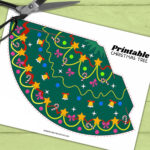 Adorable Free Printable Christmas Trees (Makes A Tree Shape) Inside Christmas Tree Cone Template