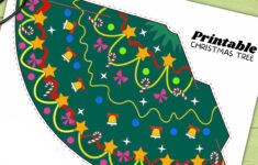 Adorable Free Printable Christmas Trees (Makes A Tree Shape) inside Christmas Tree Cone Template