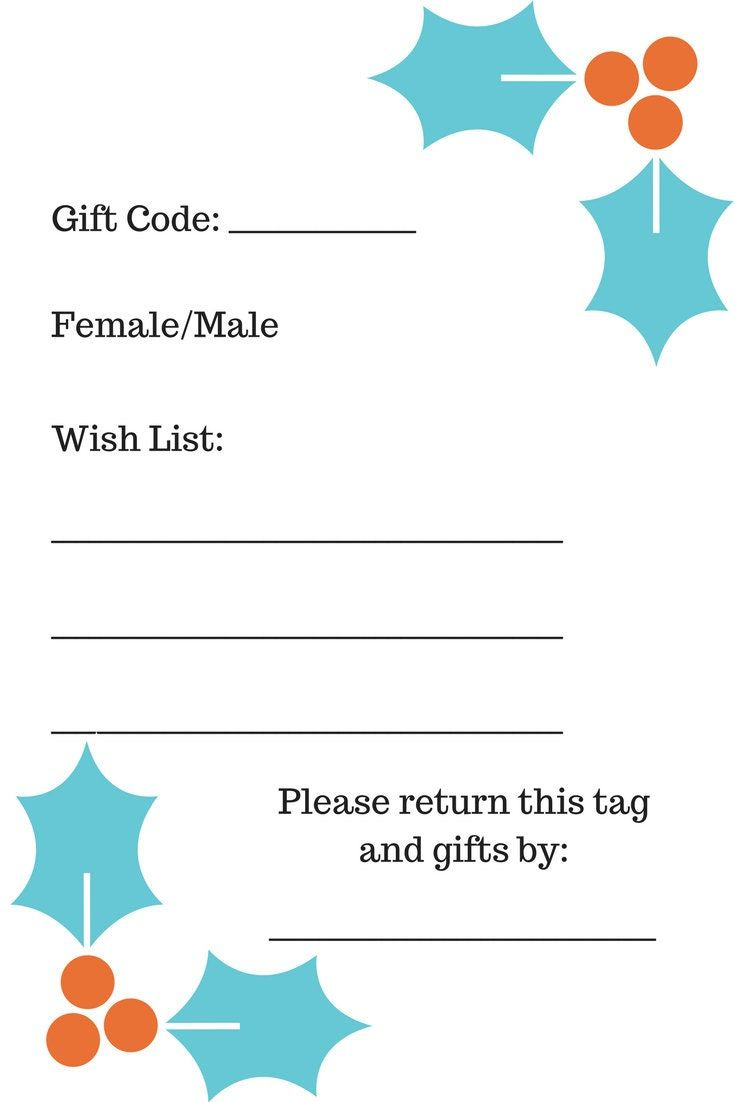 Angel Tree Gift Tags | Giving Tree Template | Not Editable in Christmas Tags Template For Angel Tree Giving