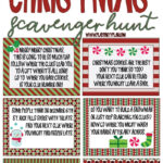 Best Ever Christmas Scavenger Hunt   Play Party Plan With Regard To Christmas Scavenger Hunt Card Template