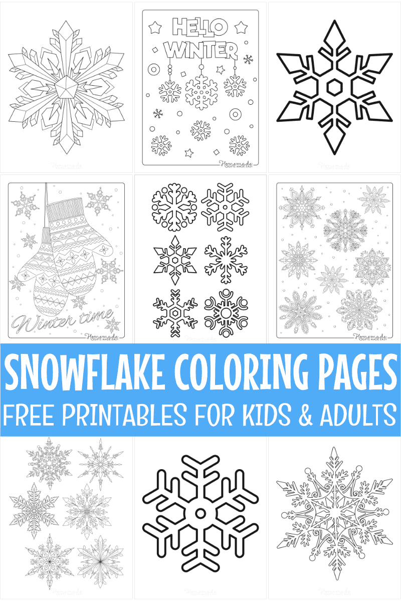 Best Snowflake Coloring Pages &amp;amp; Free Snowflake Templates inside Christmas Snowflake Template