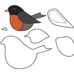 Bird Christmas Ornament Patterns   15 Free Pdf Printables | Printablee Pertaining To Christmas Robin Template Printable