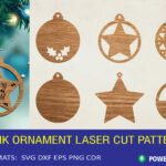 Blank Christmas Ornament, Baubles Laser Pattern Throughout Christmas Ornament Laser Cut Template